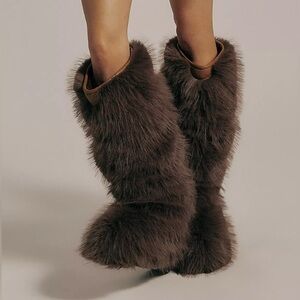 Free People Wild Thing Faux Fur Boots